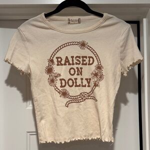 Altar'd State Cream Raised on Dolly Tee